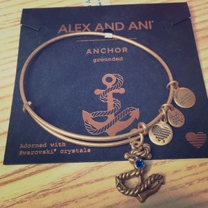 New with Tags Alex and Ani Anchor bracelet